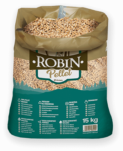 worek pelletu opałowego Robin do kupienia w Wielichowie lub sklepie internetowym